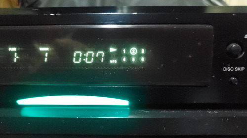Reproductor De 6 Cds Onkio Mp3 Cd, A 100% Control Negro (Usado)
