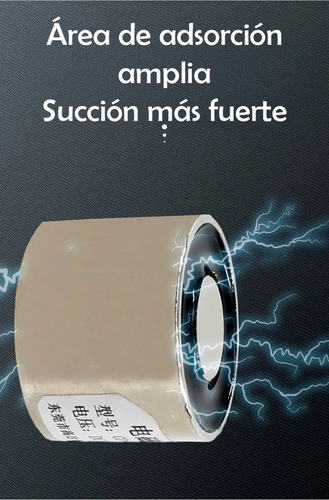 Tecneu Electroimán Iman Eléctrico Succión 60kg 12v Cargas Pesadas