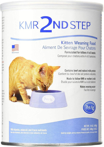 Pet Ag Kmr - Fórmula De Destete Para Gatitos (2 Grados)