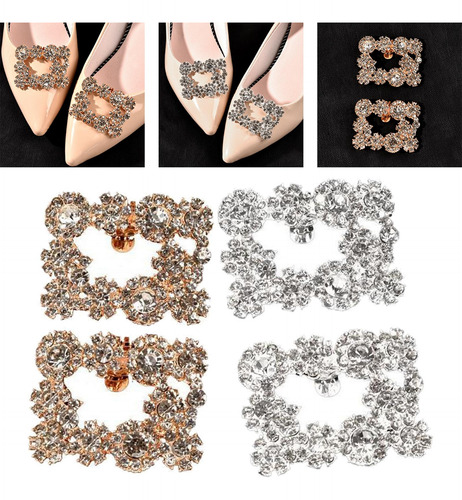 4 Piezas De Zapatos De Moda Clips Zapatos Encanto Diy