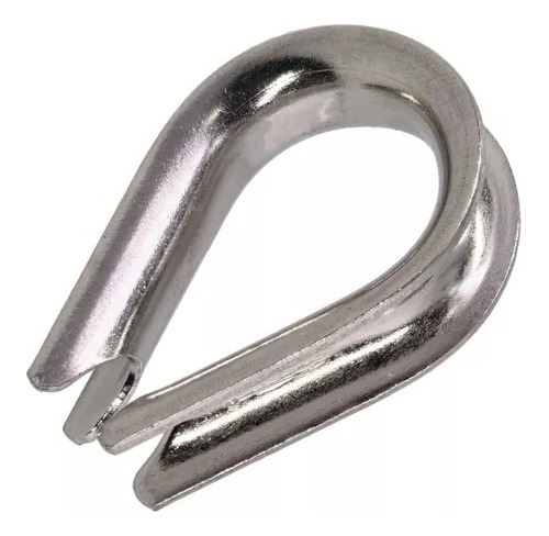 Guardacabos Galvanizado Acero 1/8'' Reforzado X 10 Unidades 