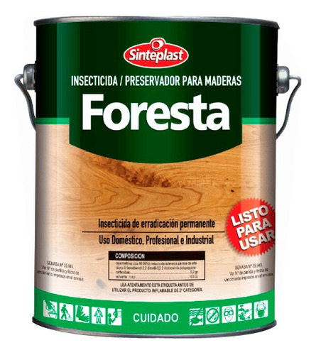 Foresta Preservador Maderas Insecticida Incoloro | 20lt
