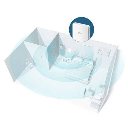 Access Point Tp-link Ac1200 Wifi 5 Dual Band De Parede