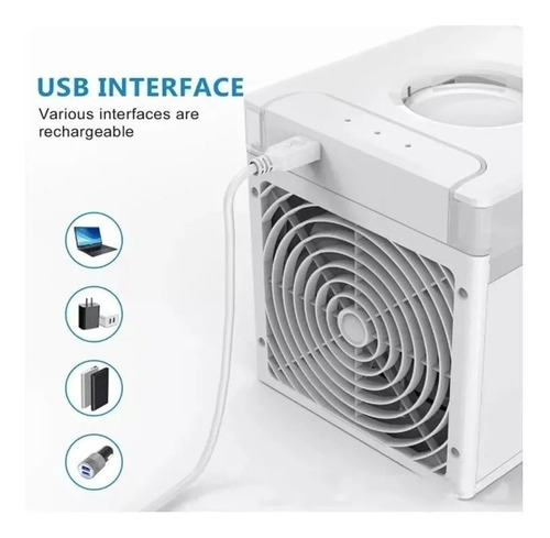 Imagen 6 de 7 de Pack 2 Mini Aire Acondicionado/enfriador De Aire