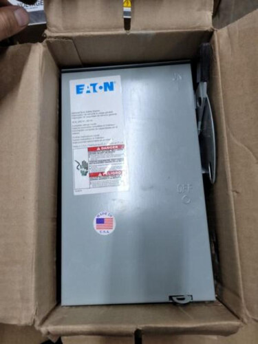 Eaton Dg221nrb Safety Switch, 30a, 2p, 240v, Type Dg, Fu Ccn