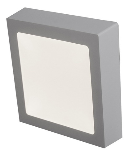 Imagen 4 de 10 de Plafon Panel Led 18w Aplicar Cuadrado 23x23cm Luz Fria Etheo
