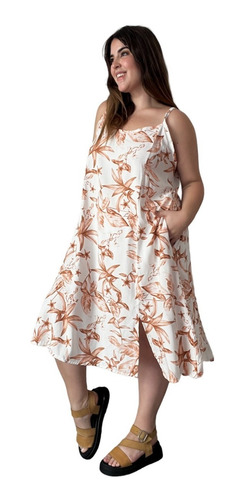 Vestido Corto Fibrana Estampado Mujer Juvenil