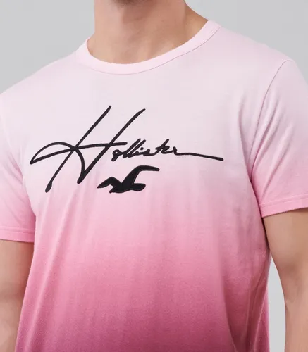 Camiseta hollister rosa hotsell