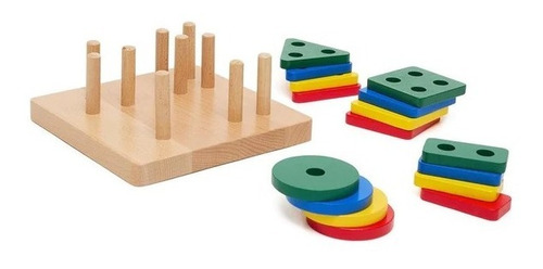 Juego Tablero Clasificación Geométrica Para Bebes Plan Toys