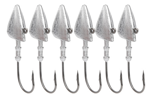 Head Fishing Hook, 2 Bolsas, Jig Bait Long Shot, Contrapeso