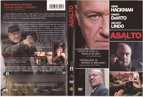 Asalto Heist Pelicula Dvd Original Gene Hackman Usado(ver Fo