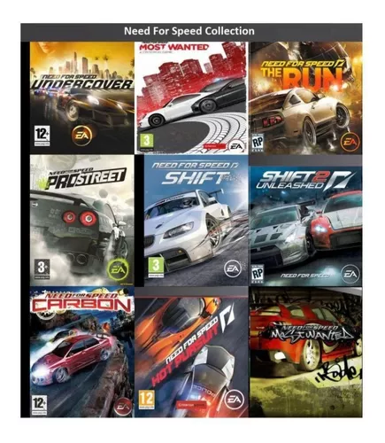 Need For Speed: Coleção Completa 14 Jogos - Pc - Escorrega o Preço