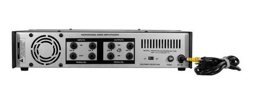Amplificador Datrel De Potencia 600 Watts Rms Profissional