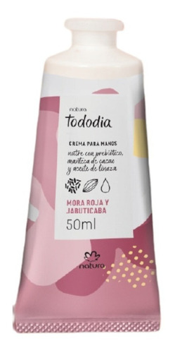  Crema De Manos 50ml Tododia Natura Mora Roja Y Jabuticaba