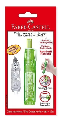 Corrector En Cinta Retráctil Faber Castell 