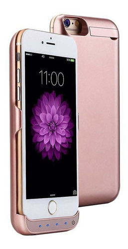 Imagen 1 de 10 de Cargador Celular Powerbank Para iPhone 5.5 Rosa