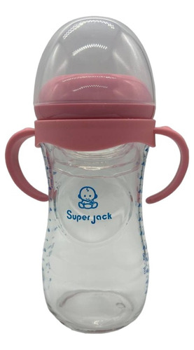 Mamadera Biberon Tetero Vidrio Con Manilla Super Jack 240ml