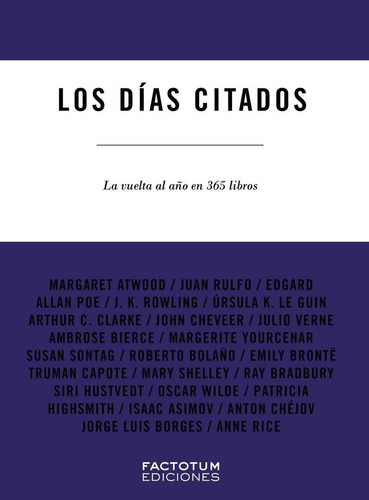 Dias Citados (td), Los - Atwood, Margaret