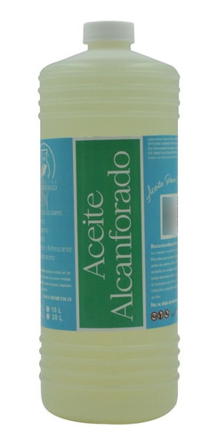 Aceite Alcanforado Para Masajes (1 Litro)