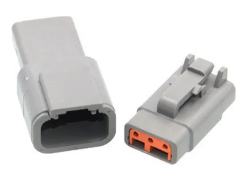 comprar Kit Chicote Conector Plug 3 Vias Deutsch Dtm06-3s E Dtm04-3p