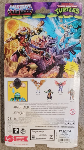 Stealth Ninja Leonardo Turtles Of Grayskull Tmnt Sellado (Usado)