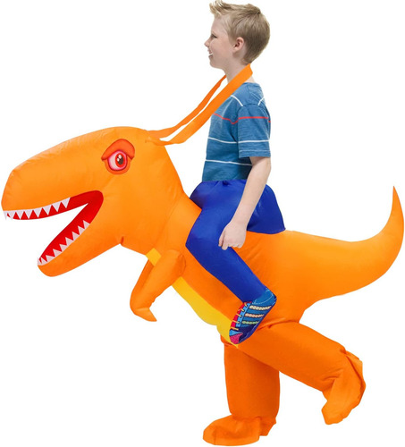 Nc Thremhoo Disfraz De Dinosaurio Inflable De Navidad, De Y