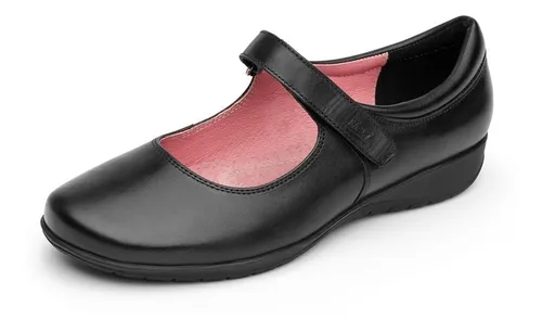 Zapato Escolar Flexi Con Velcro Para Ni a Mod 35802