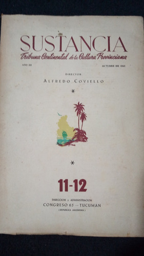 Alfredo Coviello / Sustancia Tribuna Continental 11 - 12