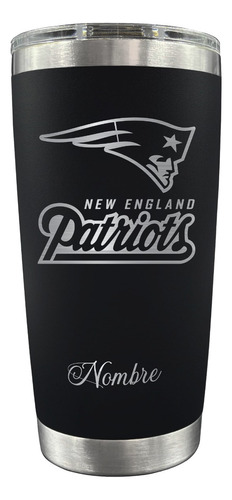 Vaso Térmico Termo 20 Oz Nfl Patriots New England Grab Láser