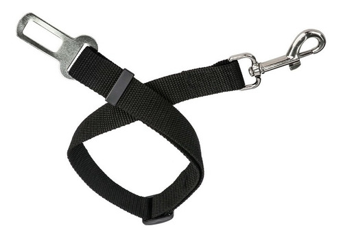 Cinturon De Seguridad Reforzado Para Mascotas Reglamentario Color Negro