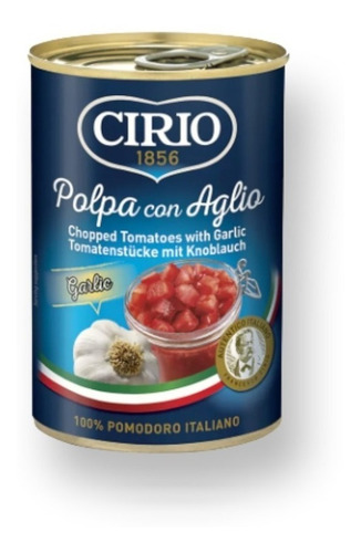 Polpa Con Aglio *400g Lata Cirio