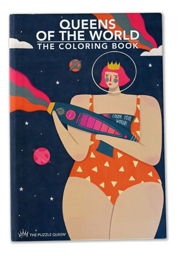 Libro Para Colorear Queens Of The World Xl  22 Ilustraciones