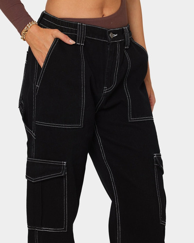 Jeans De Mujer De Varios Bolsillos Sueltos [u]