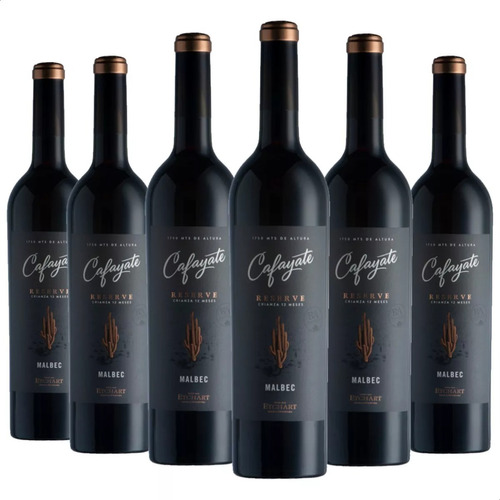 Vino Cafayate Reserva Malbec Tinto 750ml Salta Pack Caja X6