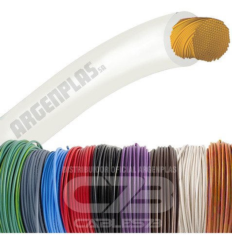 Cable unipolar Argenplas unipolar 1x2,5mm 1x2.5mm² negro x 100m en rollo