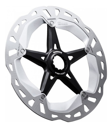 Disco Rotor Rt-mt800 Shimano 180mm Estriado Interno C Lock Cor Prateado