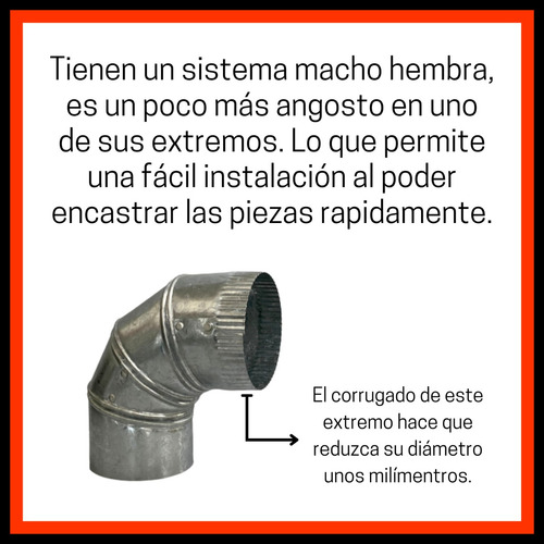 Curva Codo Articulado Galvanizado 8 Pulgadas Zingueria Chapa