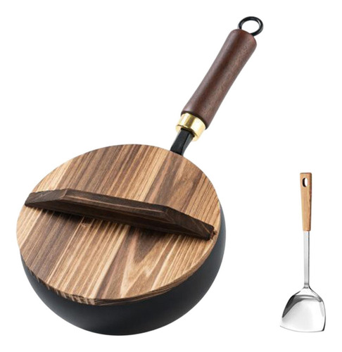 Pan De Cozinha Martelada Com Panela Wok Antiaderente Com