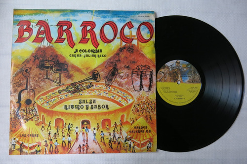 Vinyl Vinilo Lp Acetato Conjunto Barroco Salsa Ritmo Y Sabor