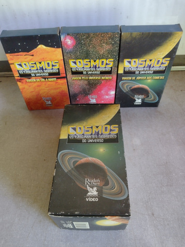 Coleção Box 3 Fita Vhs Cosmos  Fascinantes Segredos Universo