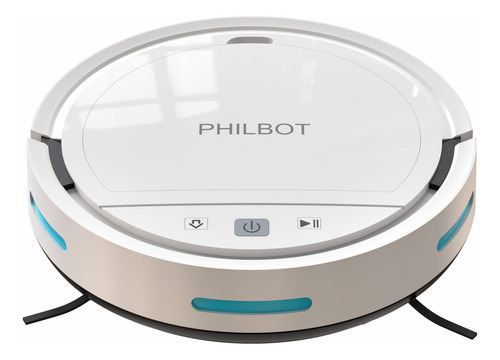 Aspirador robótico Philbot Xh168 com 4 modos de limpeza com carregamento automático 2500pa Branco