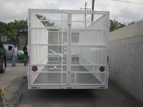 Remolque Malla Desplegada Pet Carton Reciclaje Guad