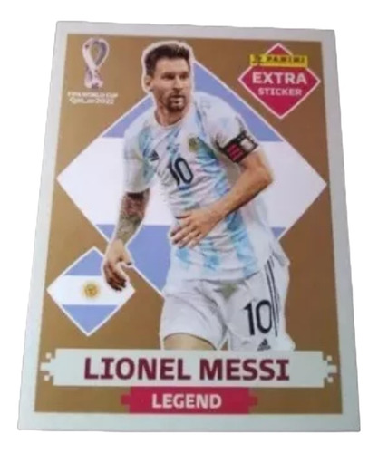 World Cup Qatar 2022 Sticker Panini Extra Messi Bronce