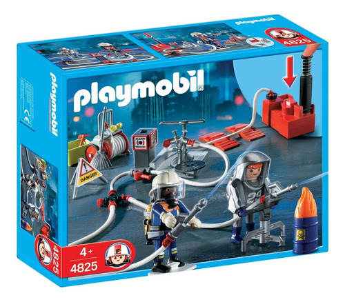 Figura De Acción  Bomberos De Playmobil Bomberos