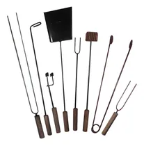 Comprar Parrilla Portatil Herramientas Asado Asador Chulengo Cepillo