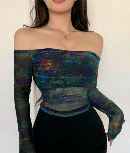 Blusa Casual Genérica Dama Talla L