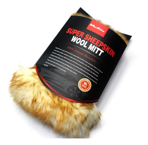 Super Sheep Skin Wool Mitt - Guante De Lavado Premium 