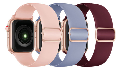 Correa Compatible Apple Watch Ajustable Paquete De 3 Correas