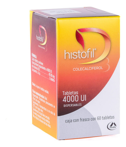 Histofil Tabletas 4000 Ui, 60 Tabletas