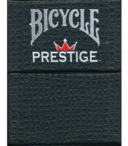 Par Baralho Bicycle Prestige Rider 100% Plástico Poker Size